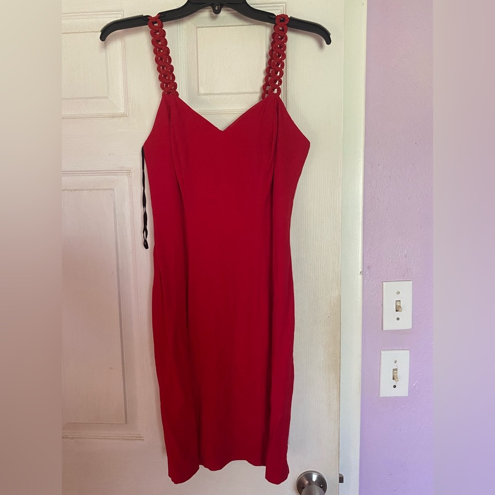 Red dress